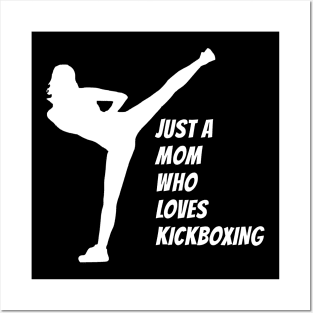 Mom Woman Kickboxer Muay Thai Posters and Art